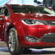 The Chrysler Pacifica minivan, which sources say will be the basis for an electric car that Fiat Chrysler Automobiles will reveal at CES in January. Photo credit: Scott Olson/Getty Images